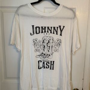 Free People Johnny Cash Graphic Tee